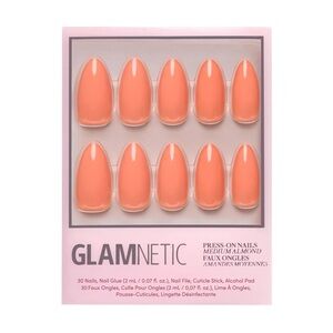 2 for $22 - Glamnetic Press On Nails - Soft Tangerine